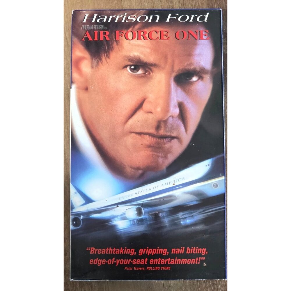 Air Force One (VHS 1998) Harrison Ford Gary Oldman Glenn Close Action Movie